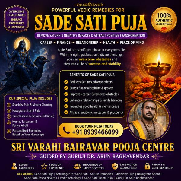 Astrologer for Sade Sati Puja 