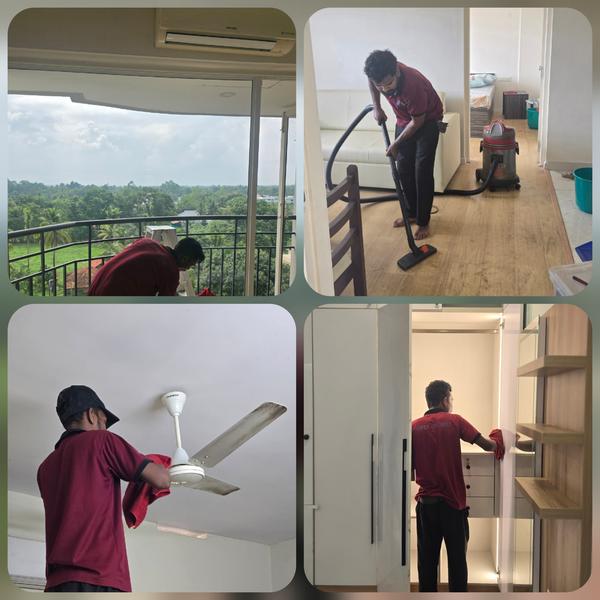 Professional deep cleaning ser