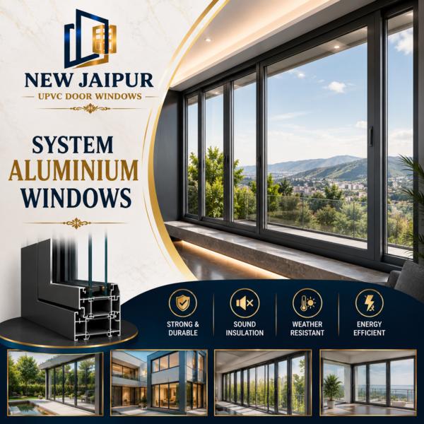 System aluminium windows 