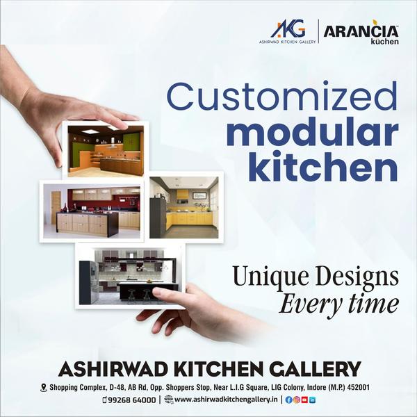 Customized Modular Kitchen Dealer in Indore Ashi