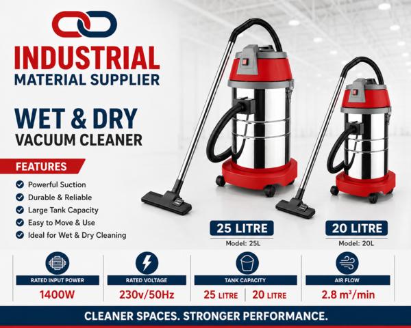 Power through every cleaning task with our 1400W W