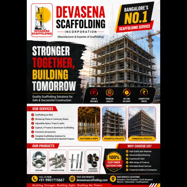 Scaffolding service on Rent in Mysore 