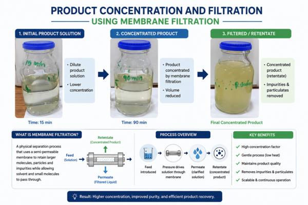 Membrane filtration is an efficient separation tec