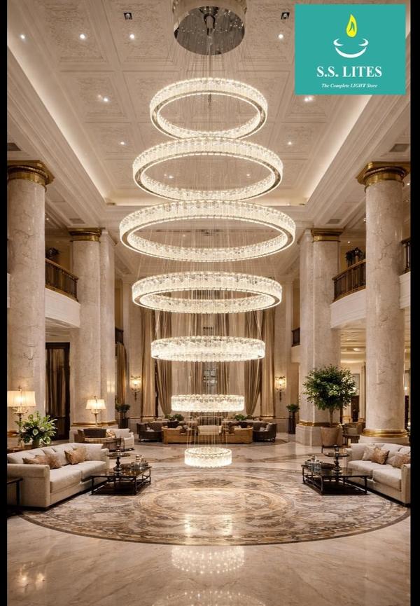 fancy staircase light sho