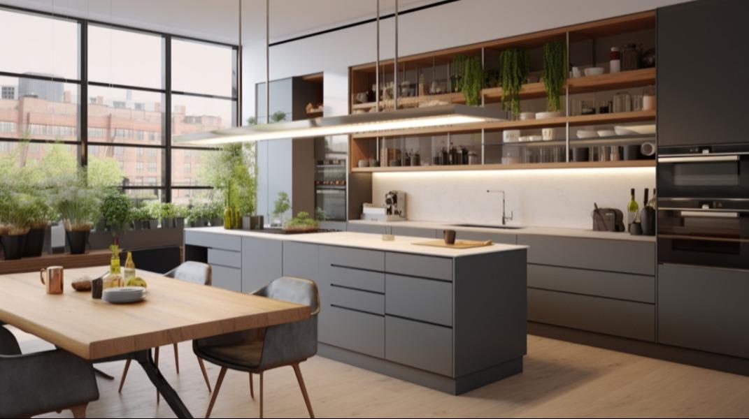 The kitche