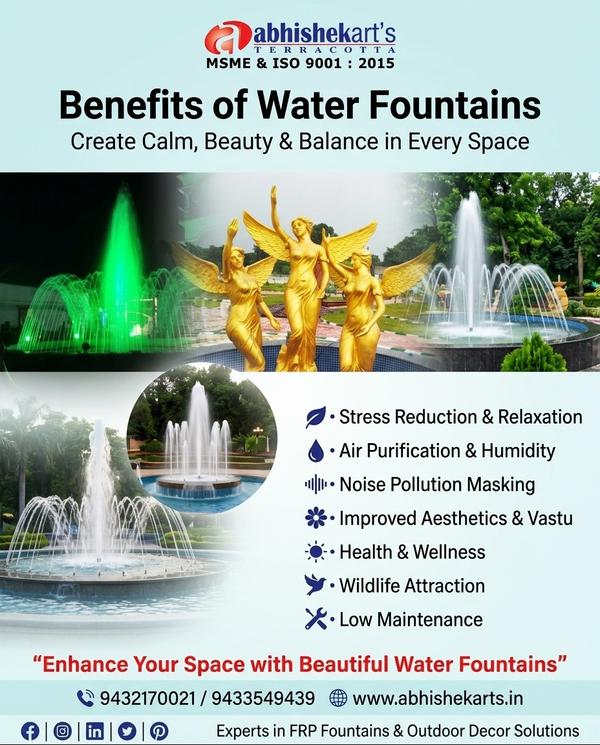 Welcome to India's Most Trusted FRP Fountain Manuf