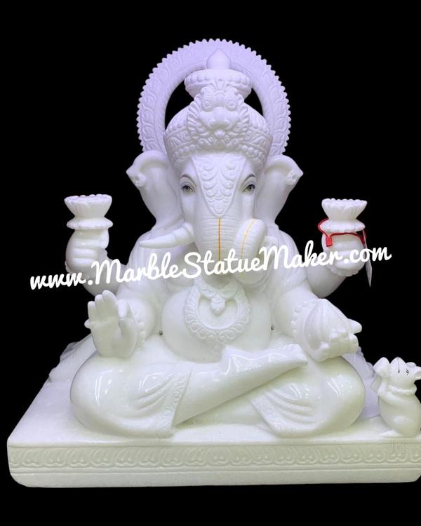 Marble Ganesh Murti