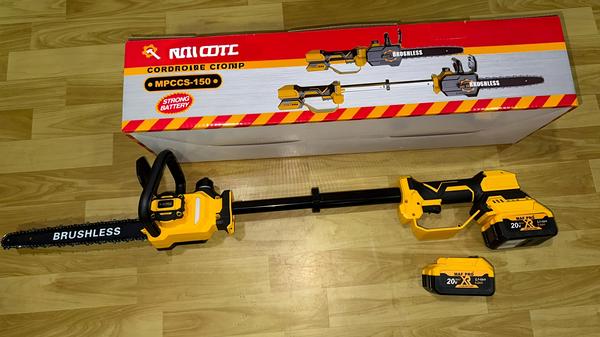 Telescopic Cordless Chainsaw with Brushless Motor 
