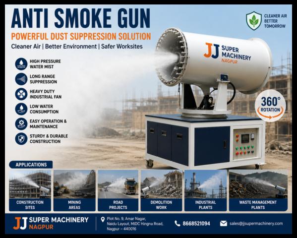 Control dust and air pollution effectively with th