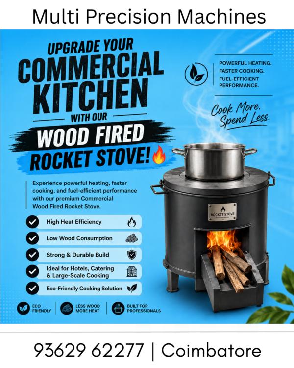Commercial Wood Fired Rocket Stove Manufacturer