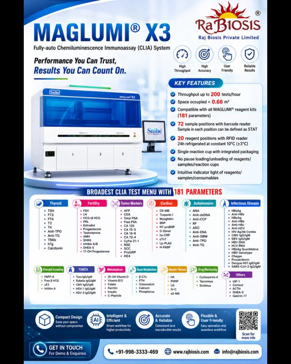 Fully Automated Chemiluminescence Immunoassay (CLI