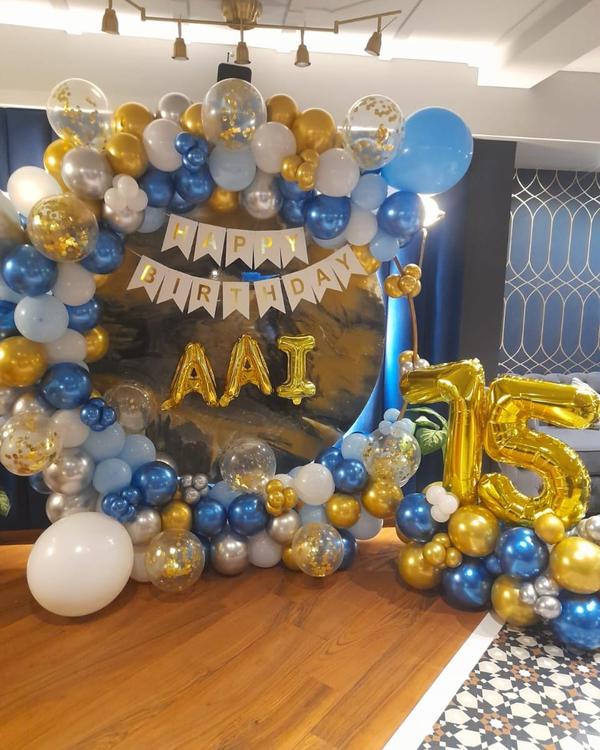 Balloon decoration in KHETWADI
