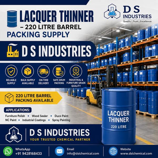 Lacquer thinner We Leading D S INDUSTRIES Vadodara