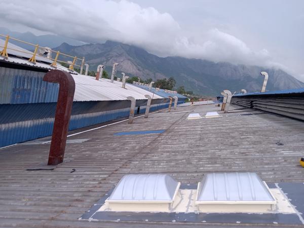Many buildings today use FRP sheets or polycarbona
