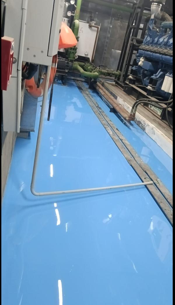 Diesel Genarator room Epoxy Flooring done at Bandr
