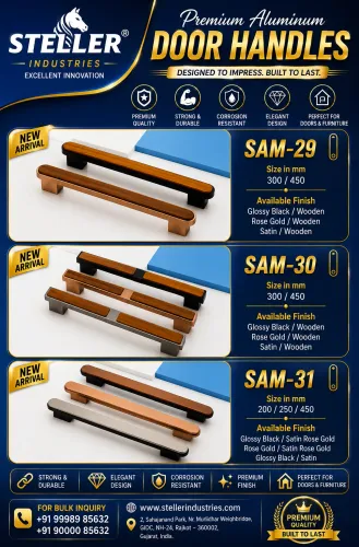 ✨ PREMIUM ALUMINIUM DOOR HANDLES BY STELLER INDUST
