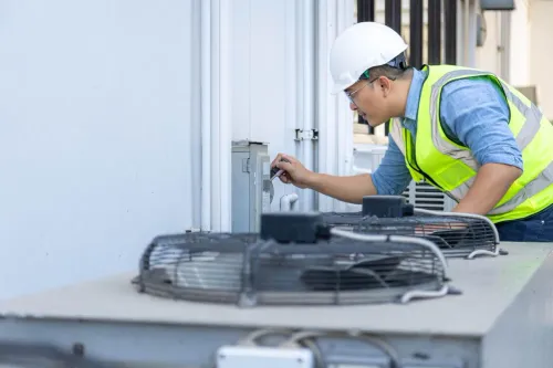 Maintaining HVAC systems in corporate offices or i