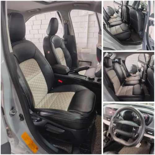 Tata Nexon premium artificial leather seat cover u