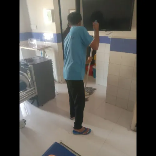 We use modern cleaning equipme