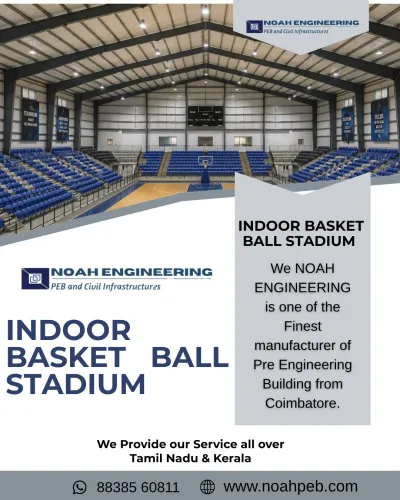 🏀 Premium Indoor Basketball Stadium Construction 