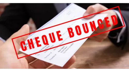 A cheque b