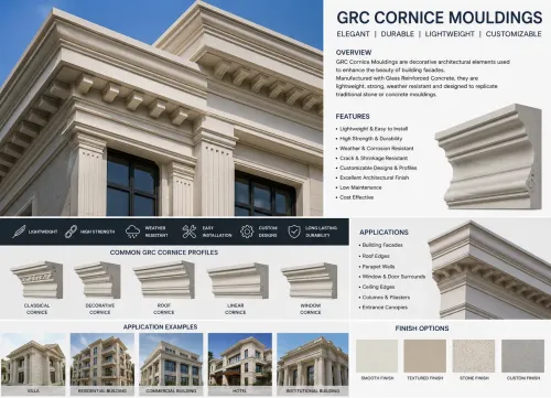 GRC Cornice Mouldings (Glass Reinforced Concrete C