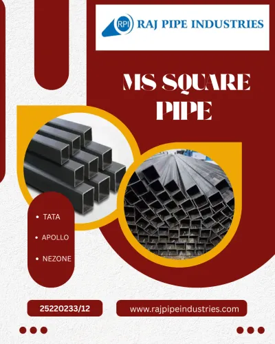 Ms Square Pipes 12*12*1.2mm to 250*250*12mm availa