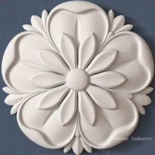 Elegant Floral Marble Medallion – A Timeless Archi