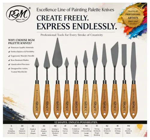 Palette Knives by RGM QULITY palette knives are gl