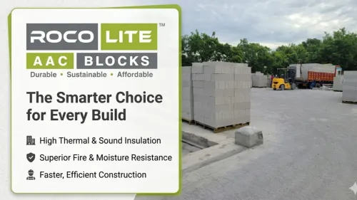 Rocolite AAC Blocks being loaded and ready for dis
