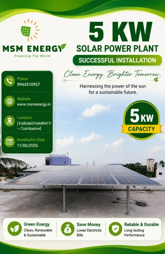 Experience the benefits of solar energy with MSM E