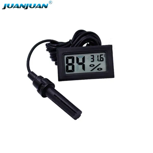 Black Digital LCD Humidit