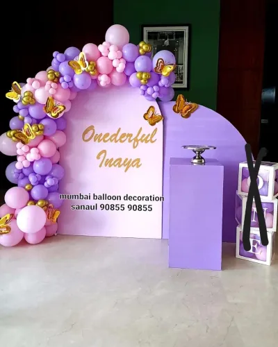 Baby welcom balloon decoration