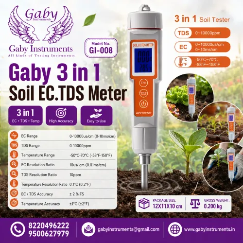3 in 1 soil ec tds meter