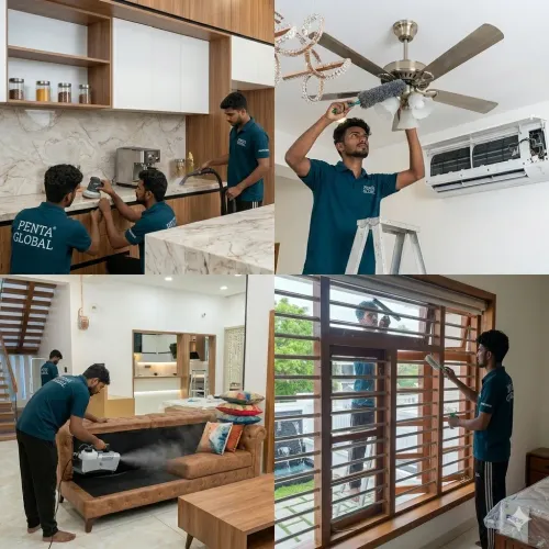 Professional house deep cleani