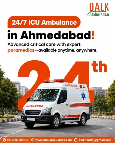 24/7 ICU Ambulance Service in 