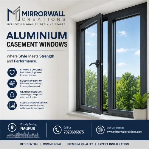 Aluminium Casement Window Manu