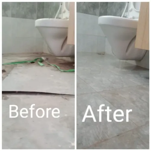Bathroom Cleaning wall tiles f