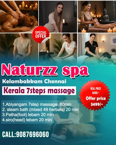 Kelambakkam Spa Center Massage  | Naturz