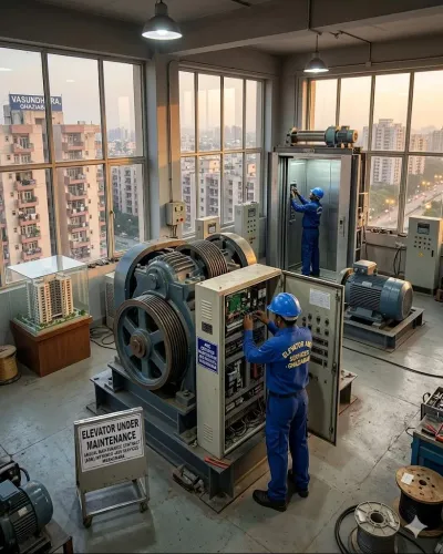 elevator inspection in ghaziab