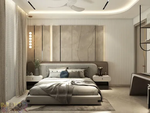 calm clutter free space design