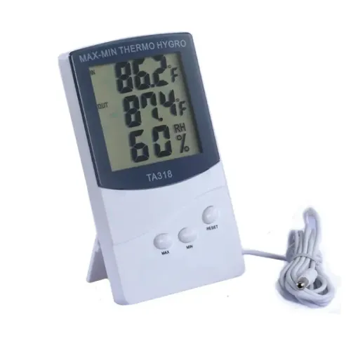 Weather Clock LCD Tempera