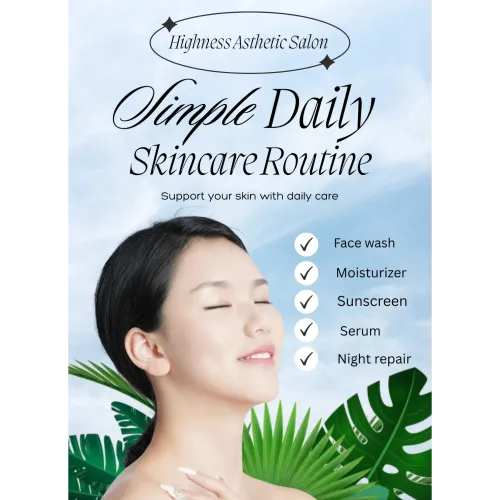 ✨ Healthy skin starts with simple daily 
