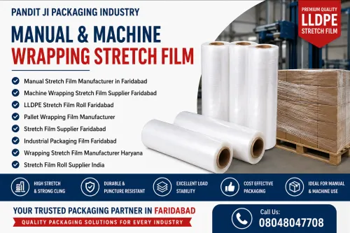 Manual and Machine Wrapping Stretch Film Manufactu