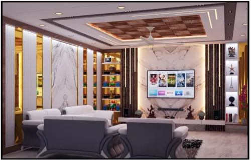 Modern Living Area design has 
