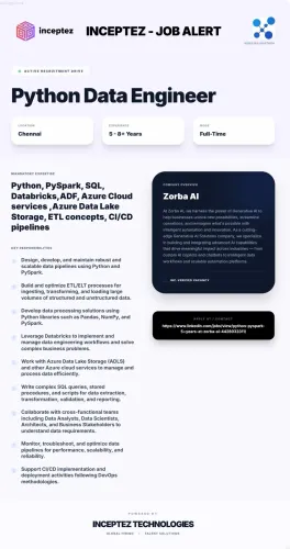 Position : Python Data En