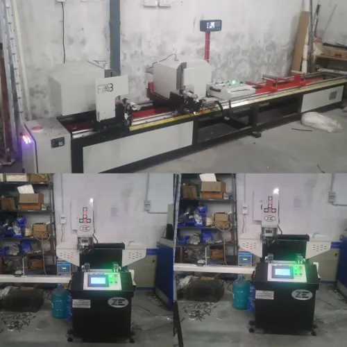 Double Head Aluminium Cutting