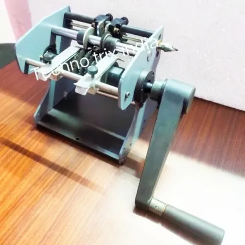 A resistor cutting and bending machine is used in 