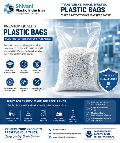 Shivani Plastic Industries' Antistatic LDPE Bags a