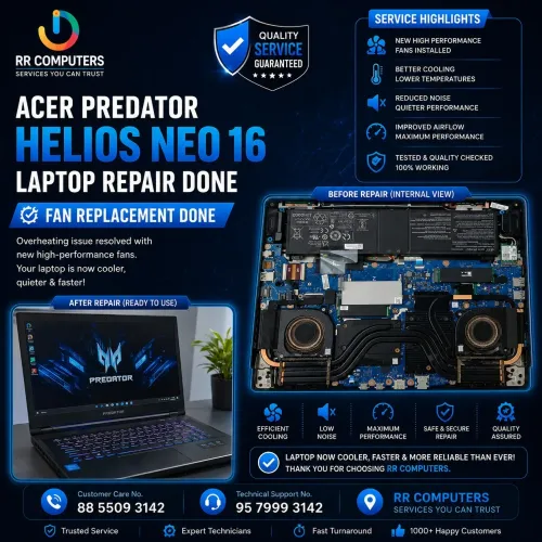 overheating acer predator heli